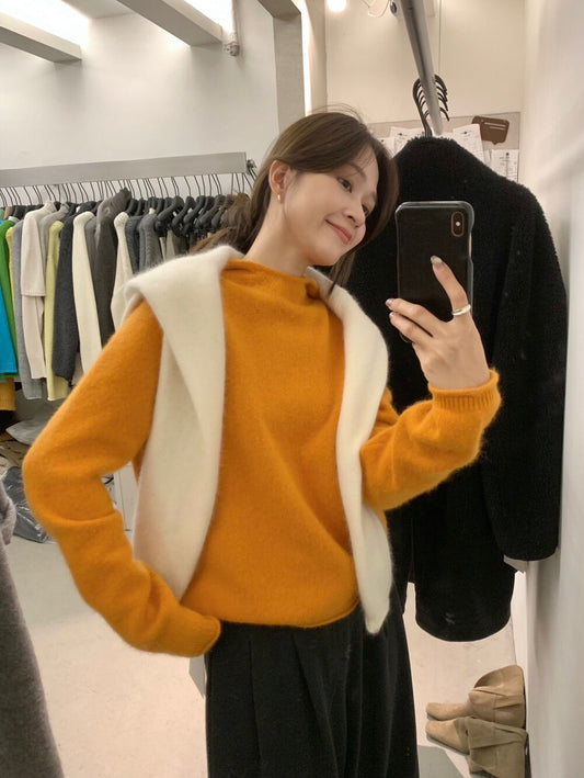 // 30%浣熊絨+30%羊毛保暖連帽毛衣