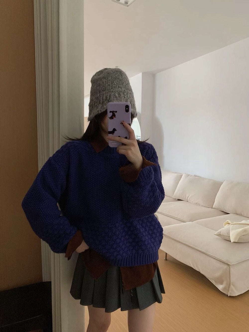 // 菠蘿針重工粗針毛衣