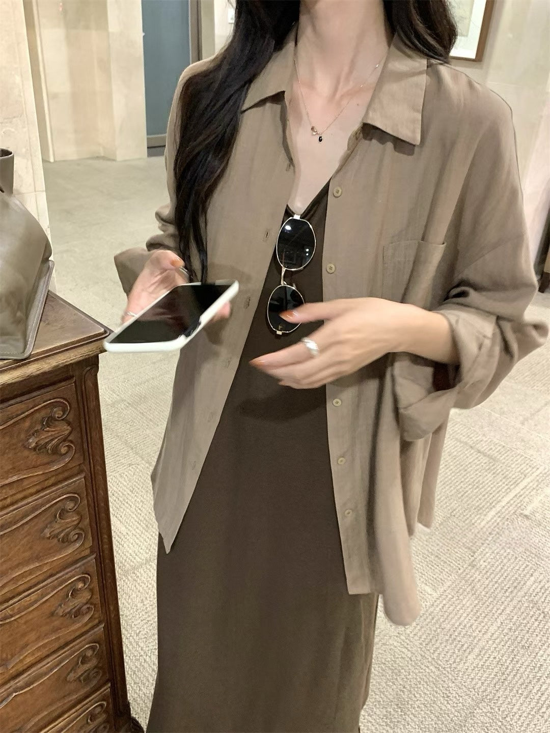 // 質感超好的親膚口袋SH