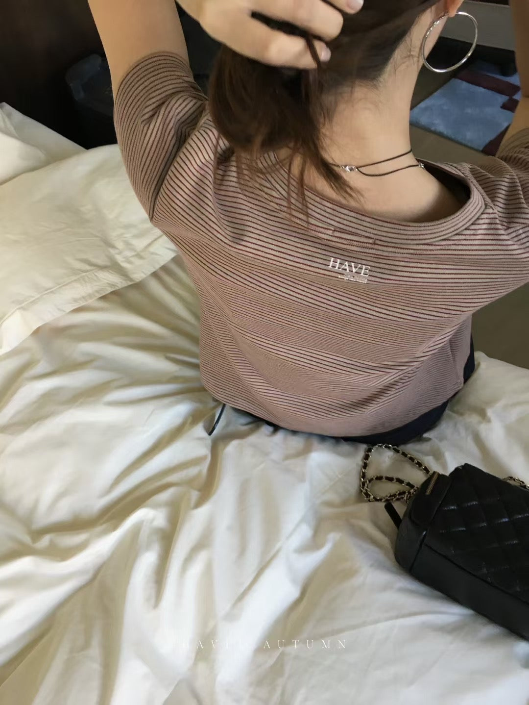 // 一年四季都能穿的多色小飛袖TEE