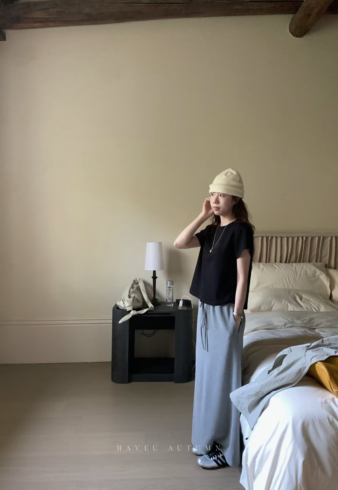 // 一年四季都能穿的多色小飛袖TEE