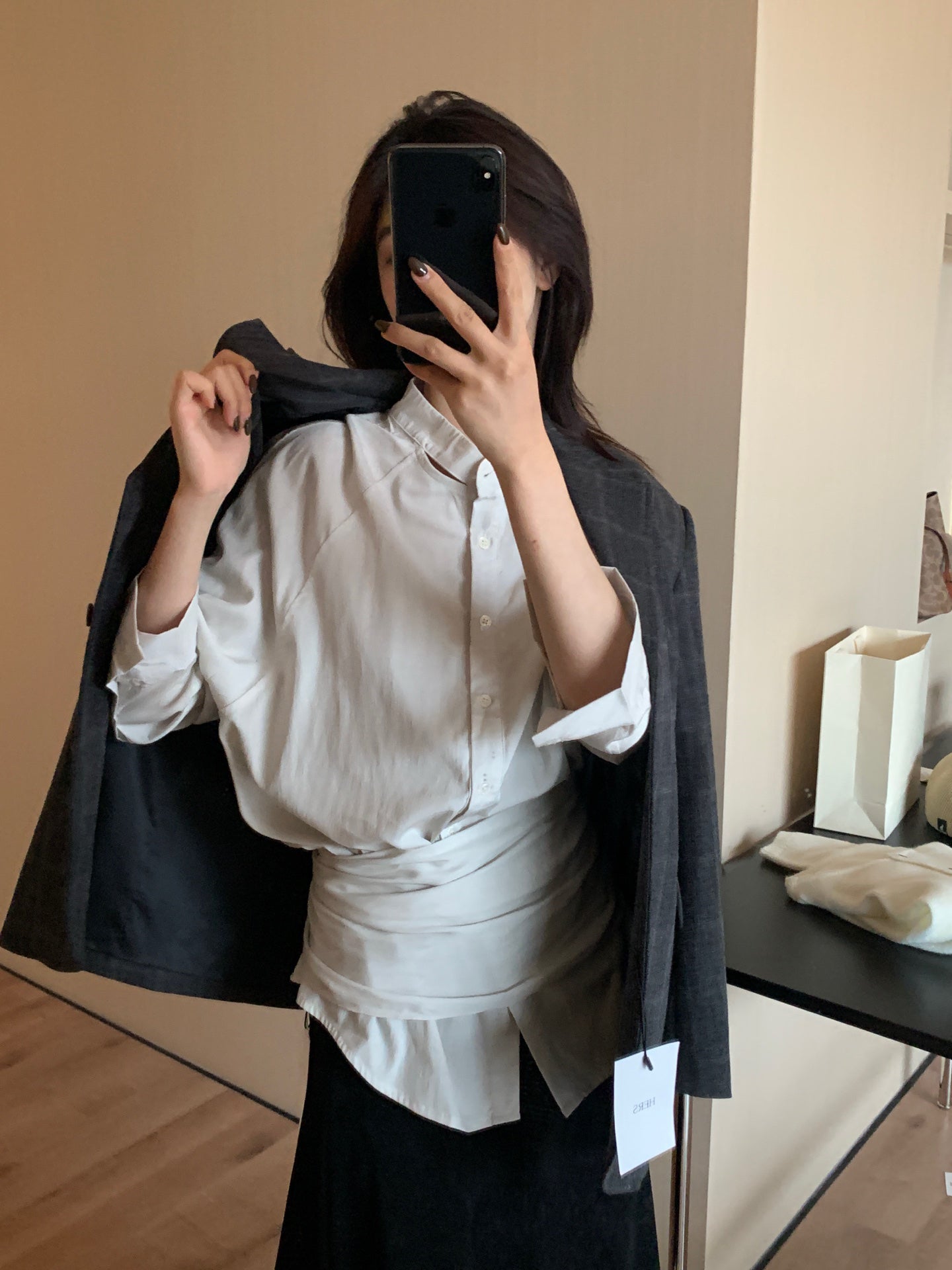 // 超親膚觸感一件三種穿法SH