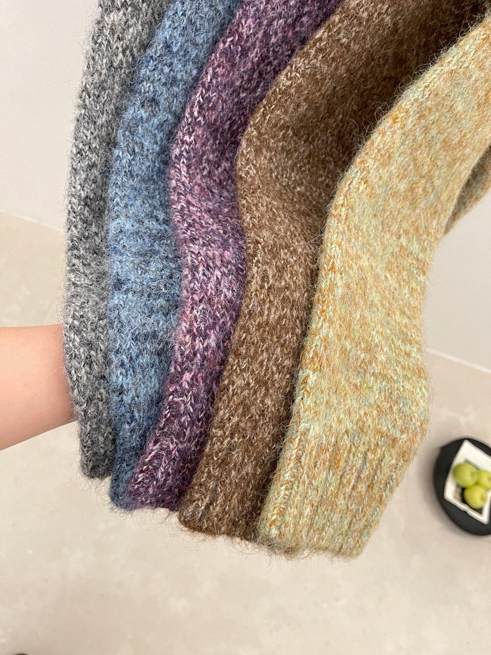 // 8%wool花線上下拉鍊連帽CD