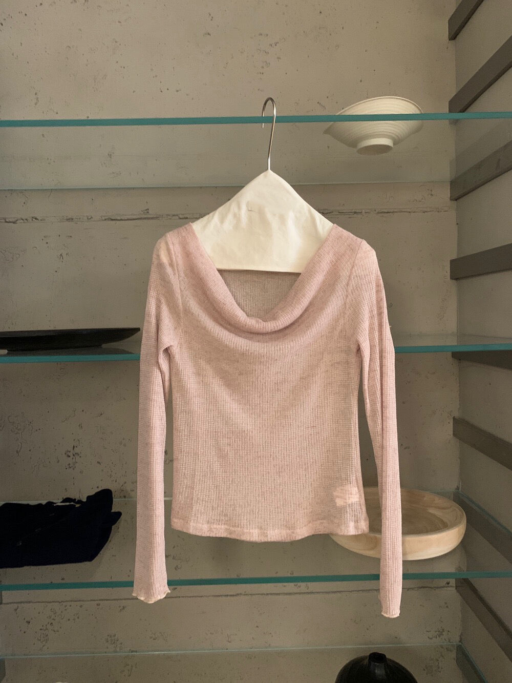 🌷 垂垂領顯瘦肌理感上衣