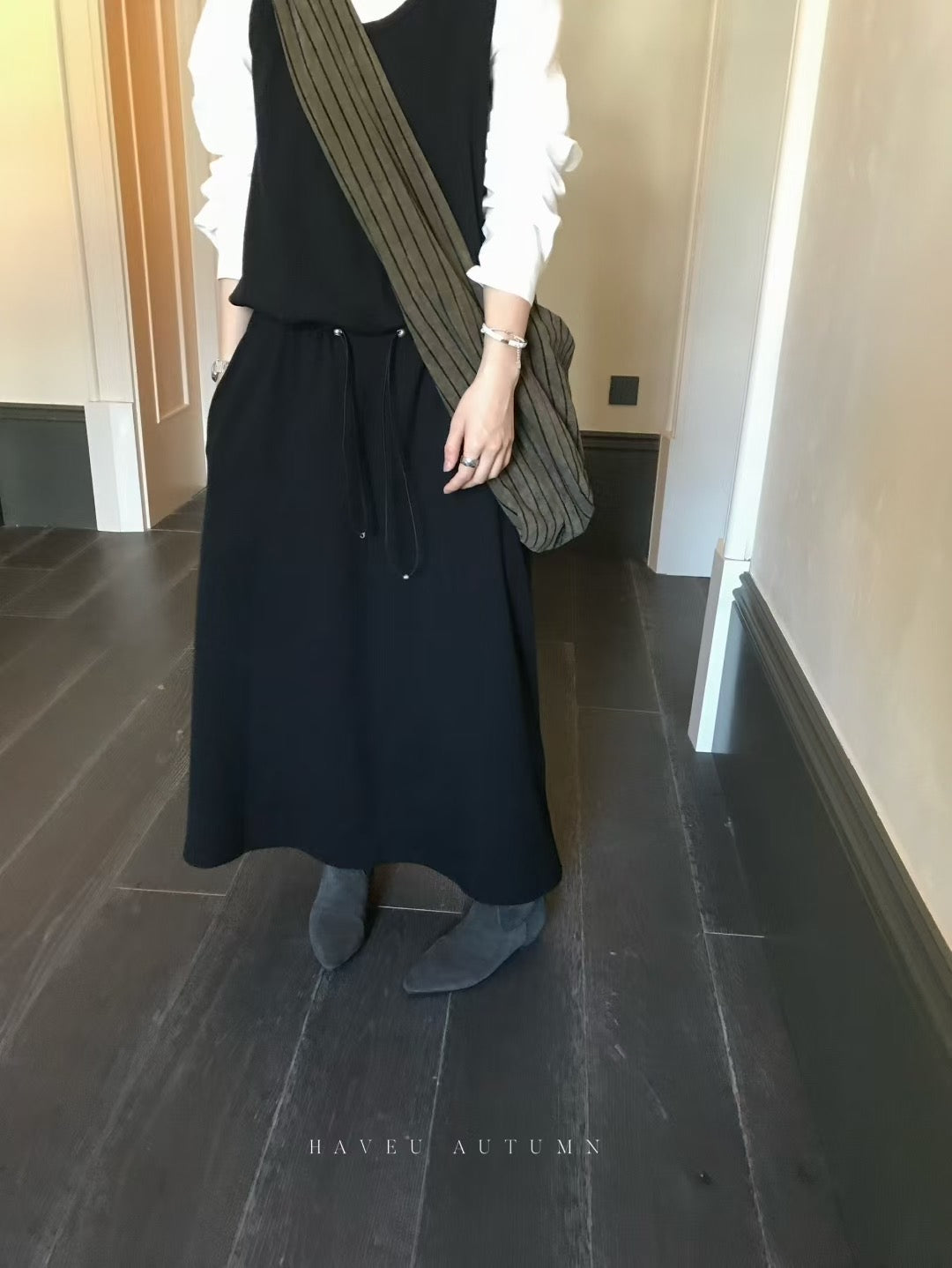 // 超舒服抽繩腰背心Ops
