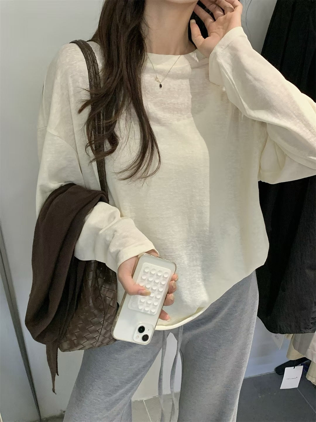 // 靚料麻質x lyocell親膚TEE