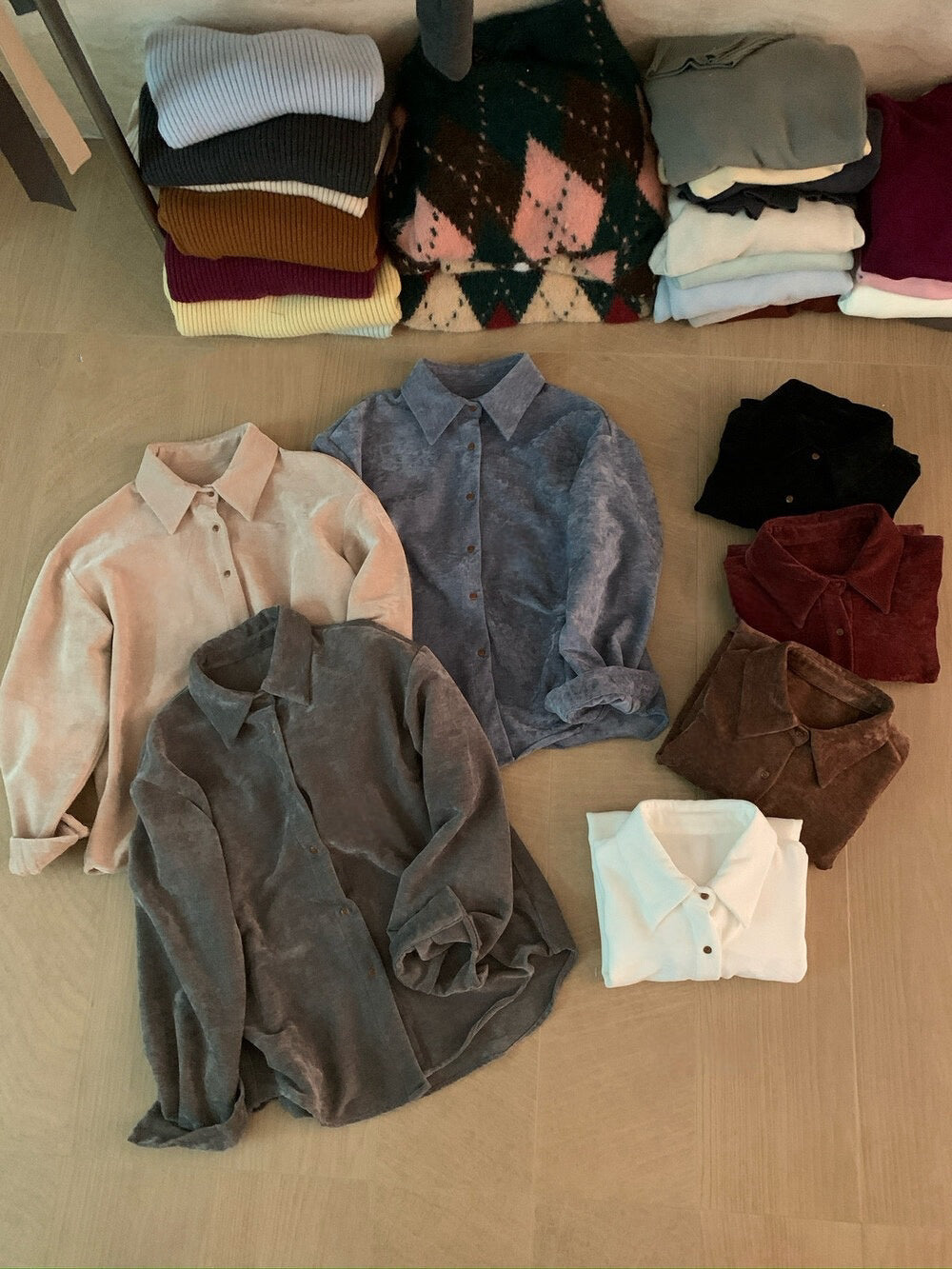 // 復古感雪尼爾絨超親膚SH