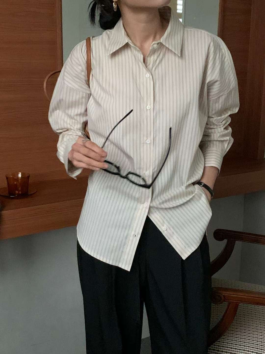 // 小復古感三色間條SH