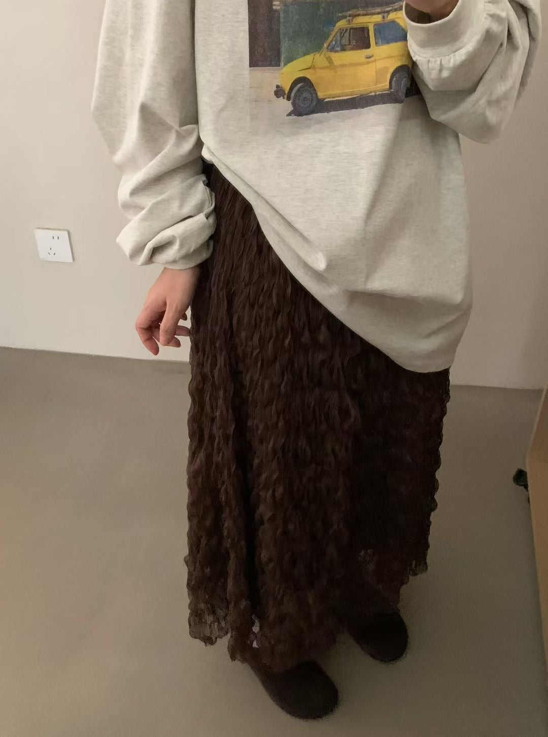 // 打褶工藝三層重工仙仙裙