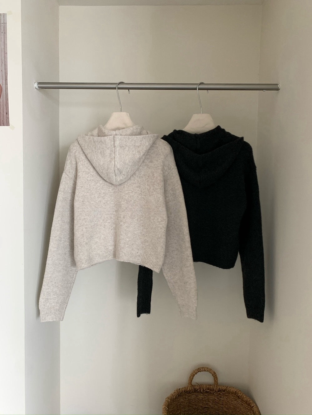 // 30%羊毛軟糯排扣連帽外套