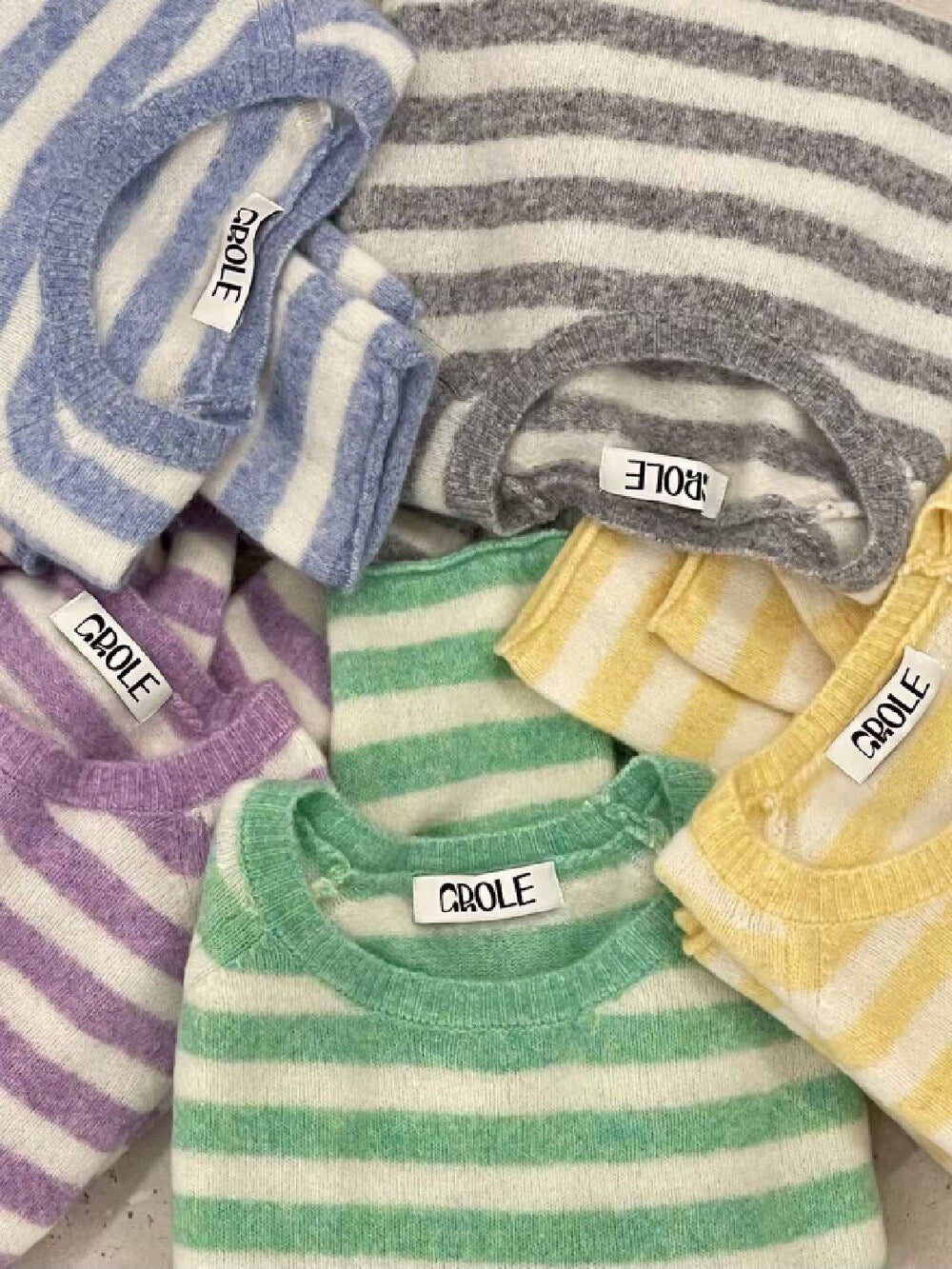 // 80%綿羊毛柔軟間條NT