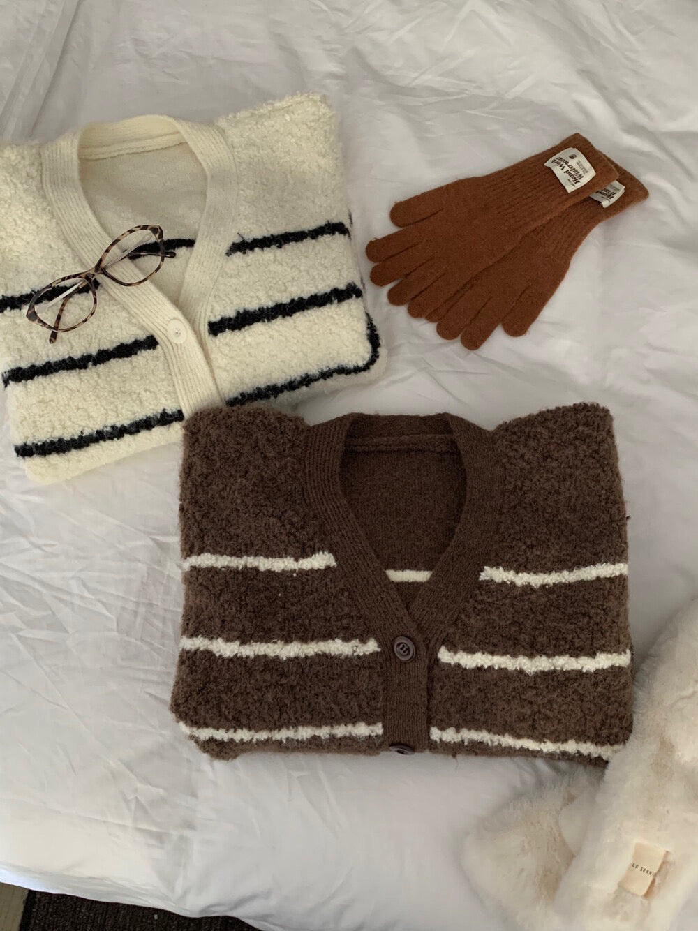 // 軟糯超舒服絨毛感間條CD