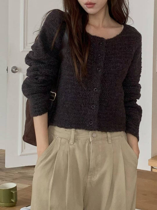 // 超美織紋短款羊毛CD