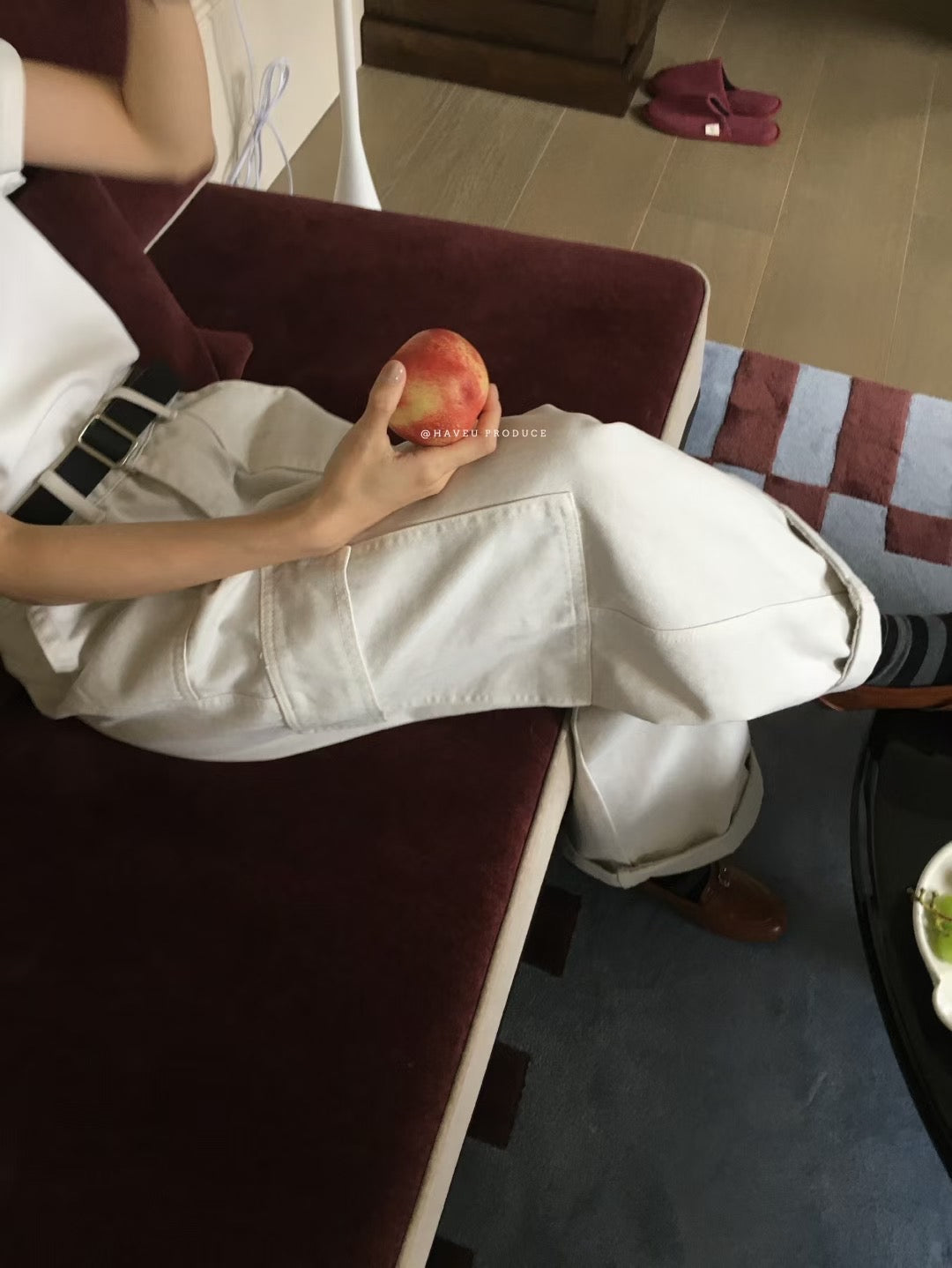 // 挺身靚料洗水口袋工裝褲