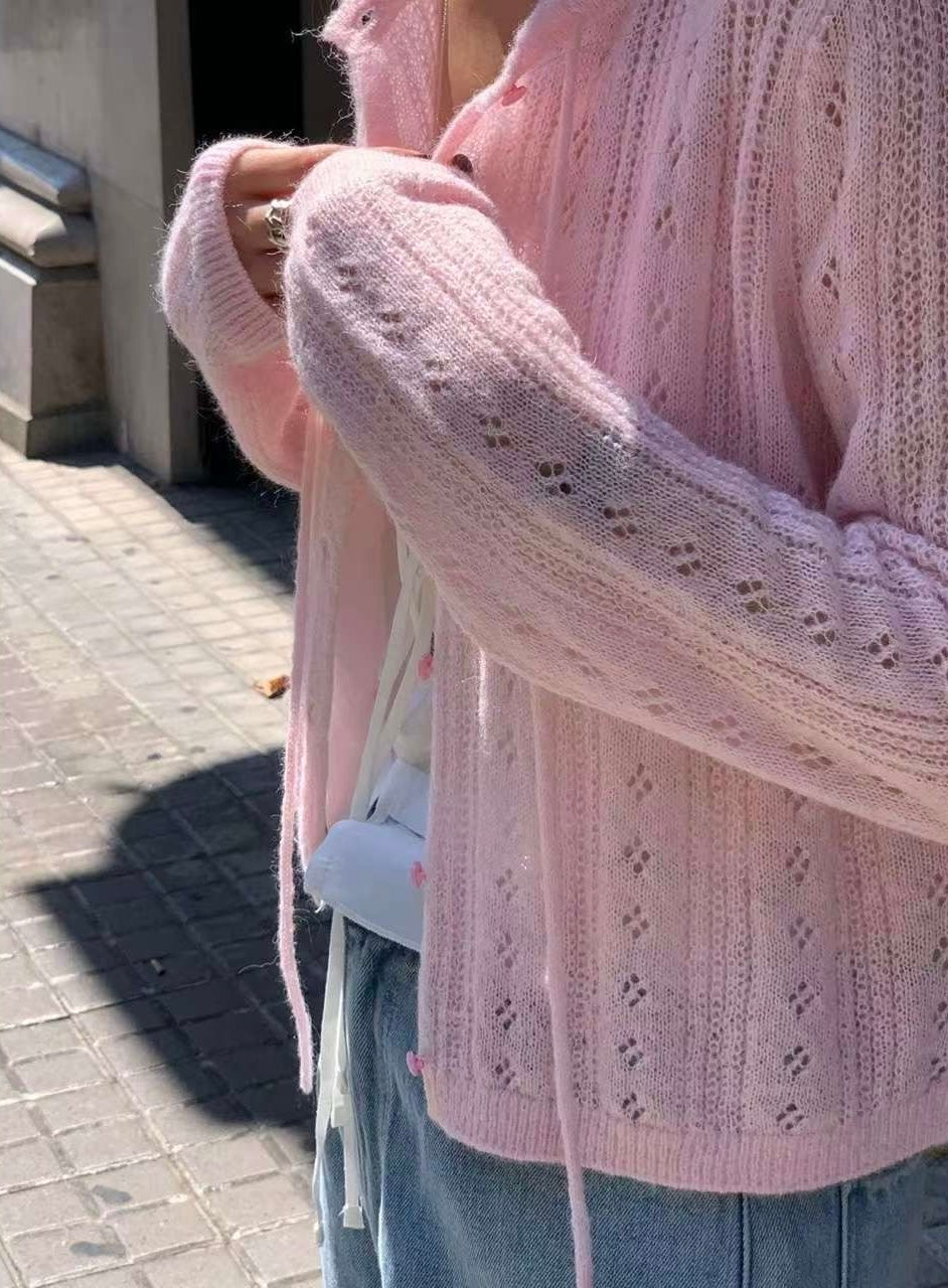 (現貨) // 鏤空鈎花綁帶花邊CD