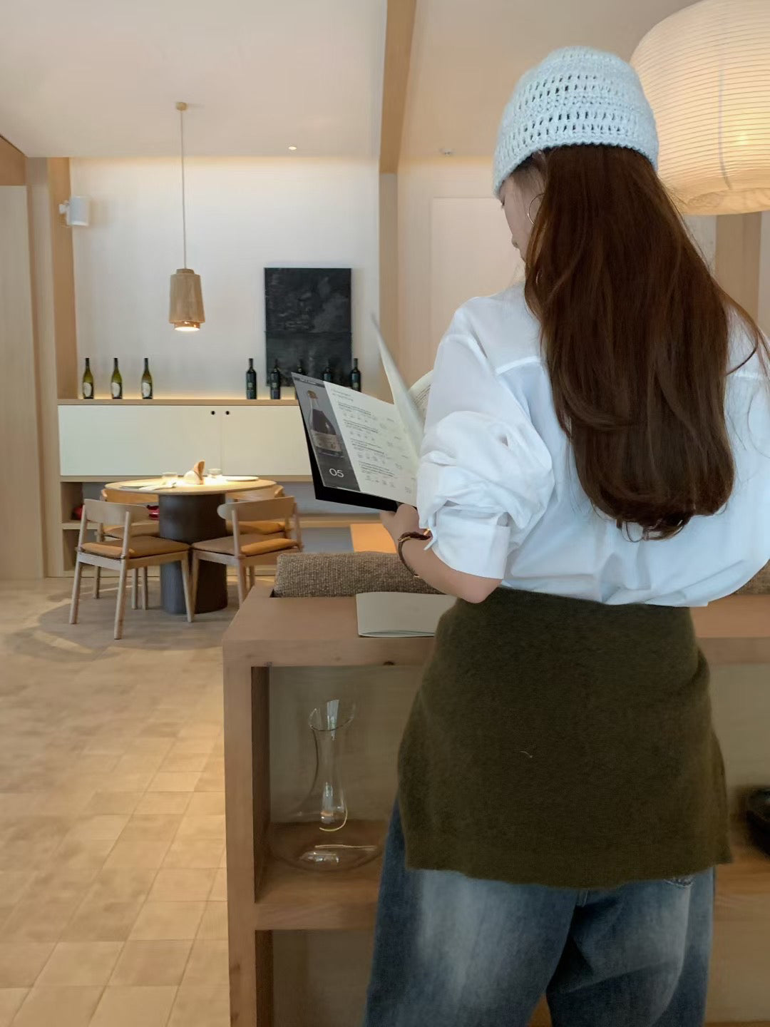 // 超減齡水彩色純色口袋SH