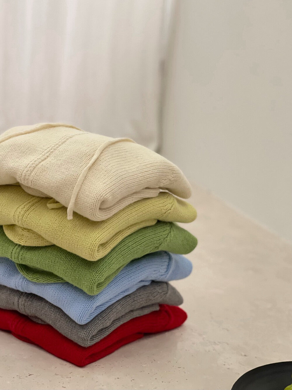 // 軟糯感20%羊毛上下拉鍊連帽CD