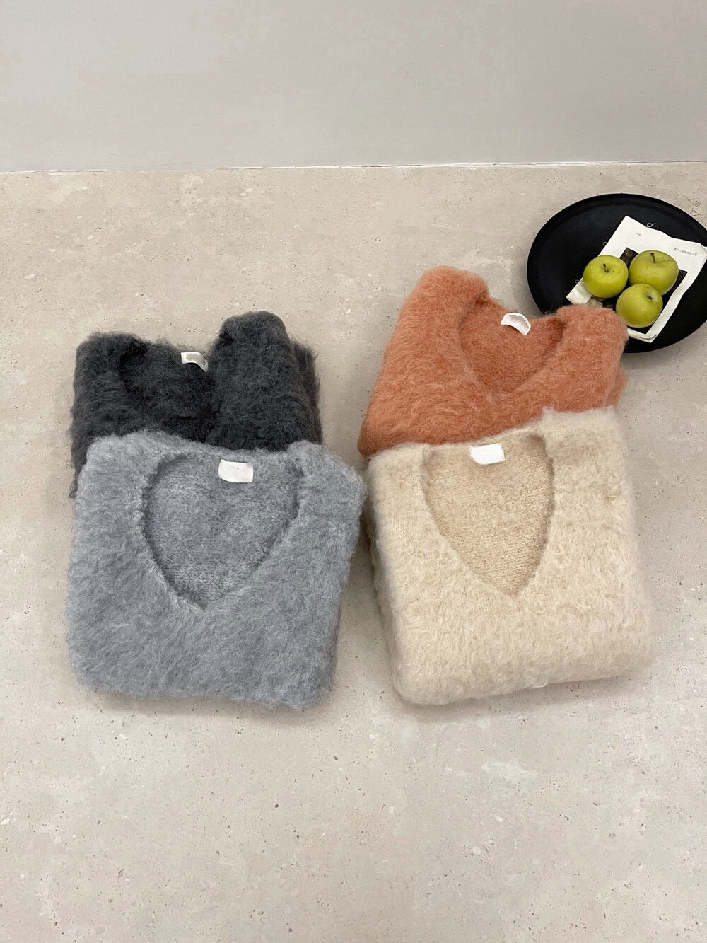 // 圈圈羊毛拉絨疊穿背心