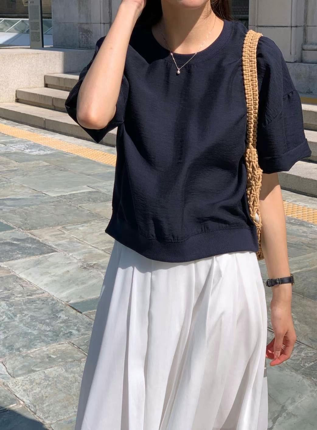 // 免燙肌理感衛衣腳上衣