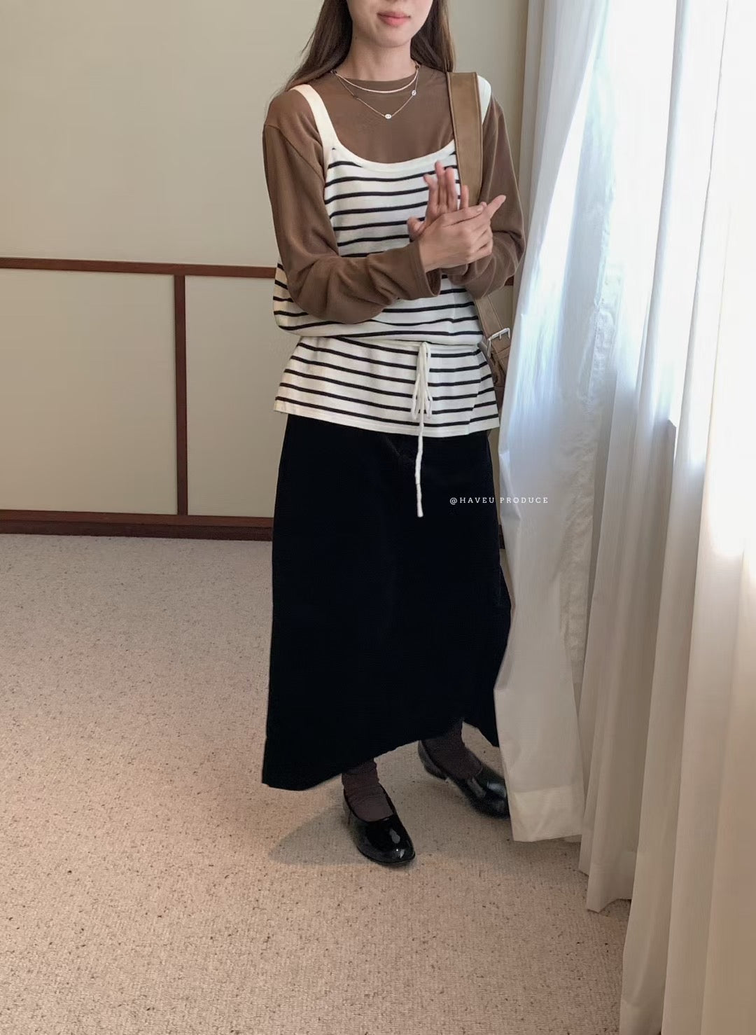 // 疊穿神器可束腰針織背心