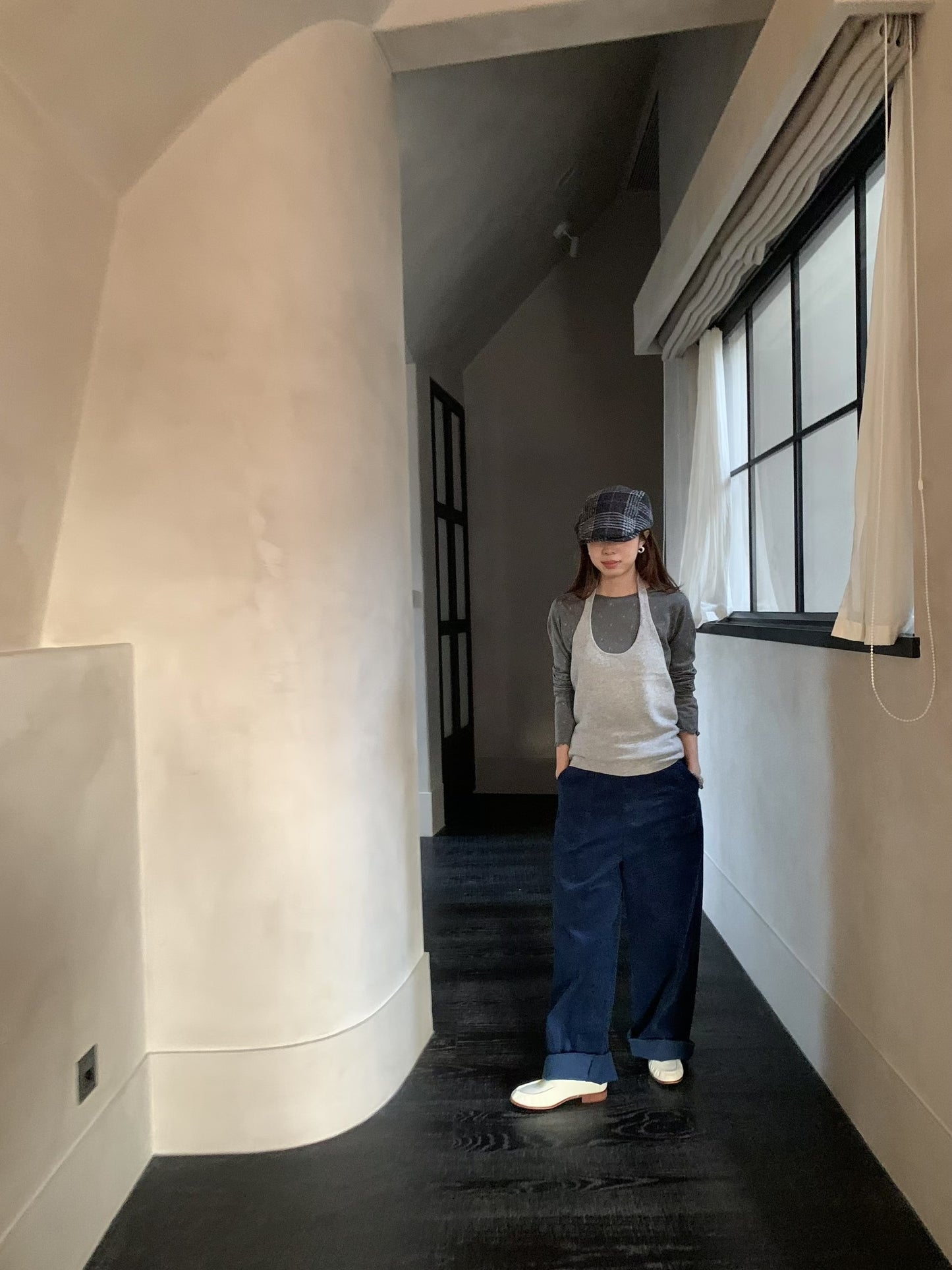 // 屬於秋冬的燈芯絨口袋長褲