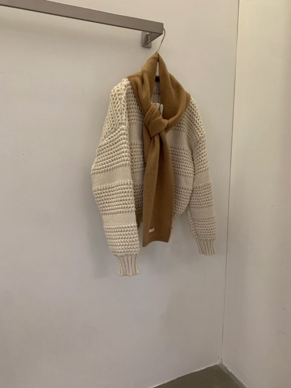 // 粗棒針特別織紋拉鍊CD