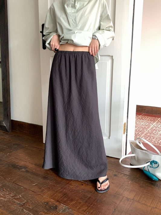 // 垂感肌理感微A顯瘦SK