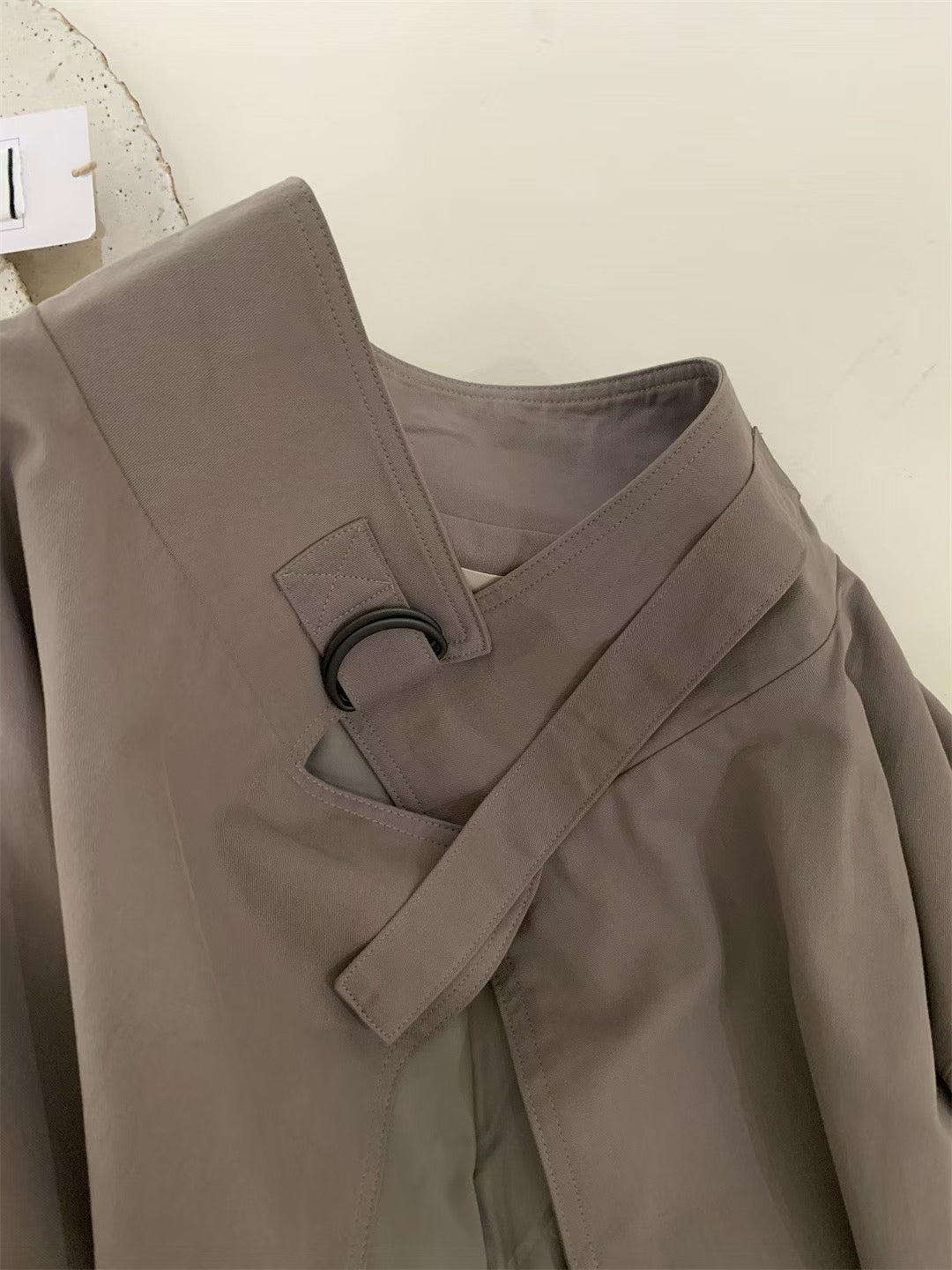 // 帥帥立領隨性trench coat