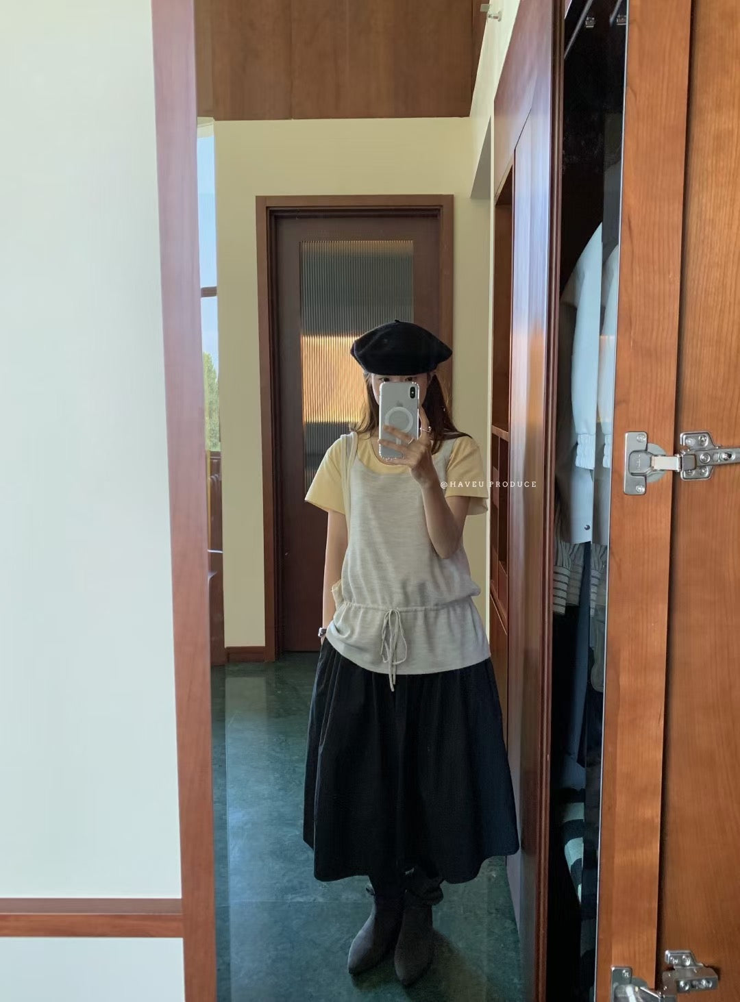 // 疊穿神器可束腰針織背心