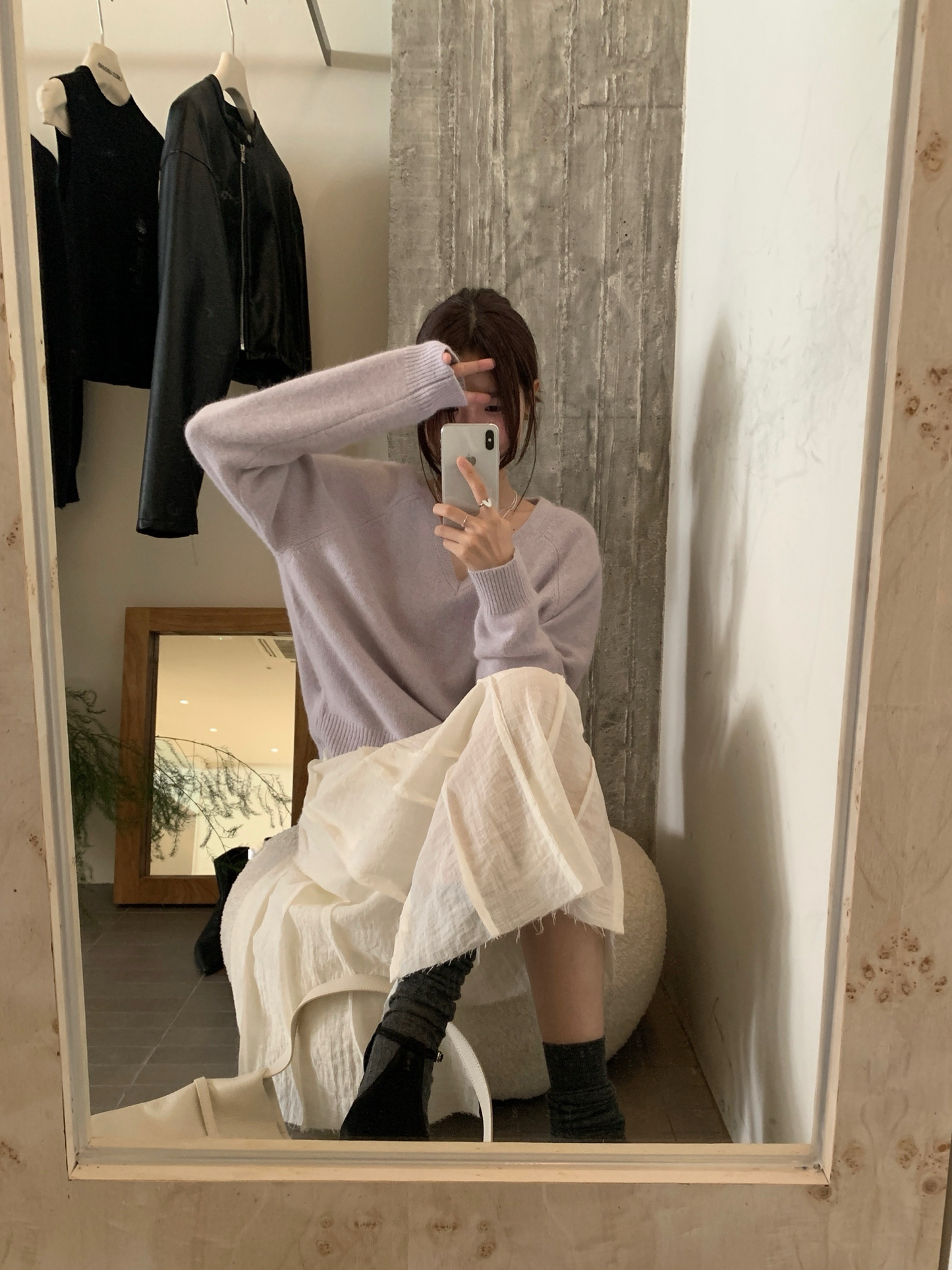 // 高質raccoon V領軟糯NT