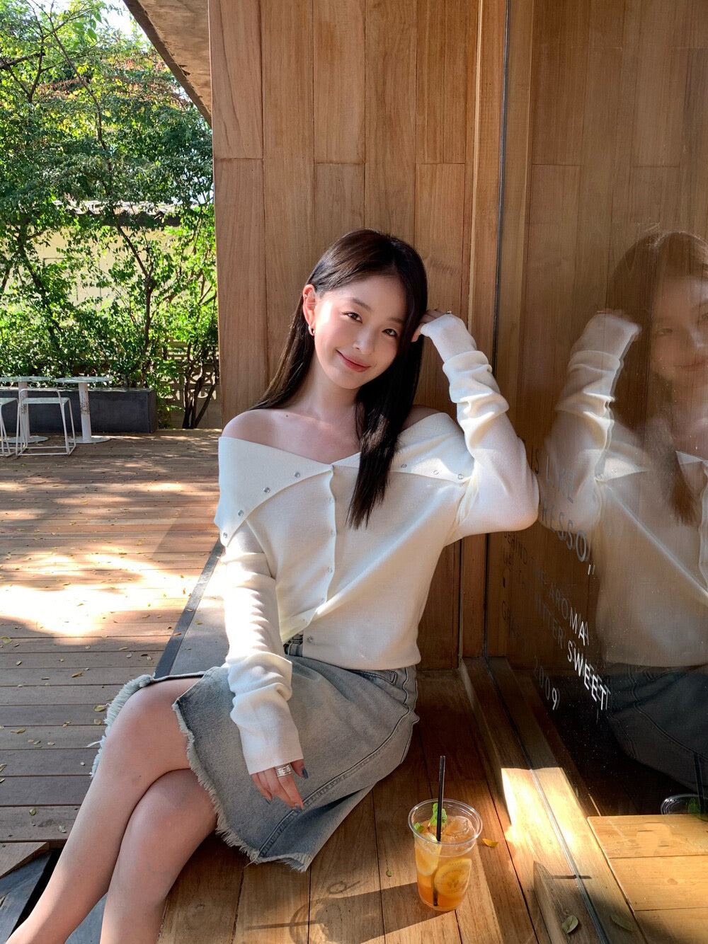 🗝️ 小性感顯瘦排扣大翻領針織上衣