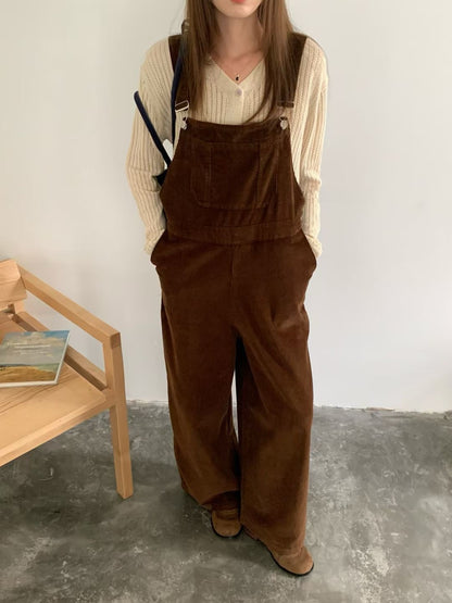 (部分現貨) // 調皮帥氣連身全長工人褲