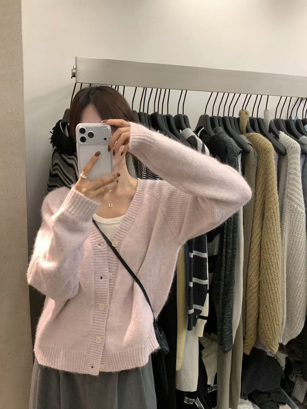 // 8%Wool慵懶感直坑紋邊CD