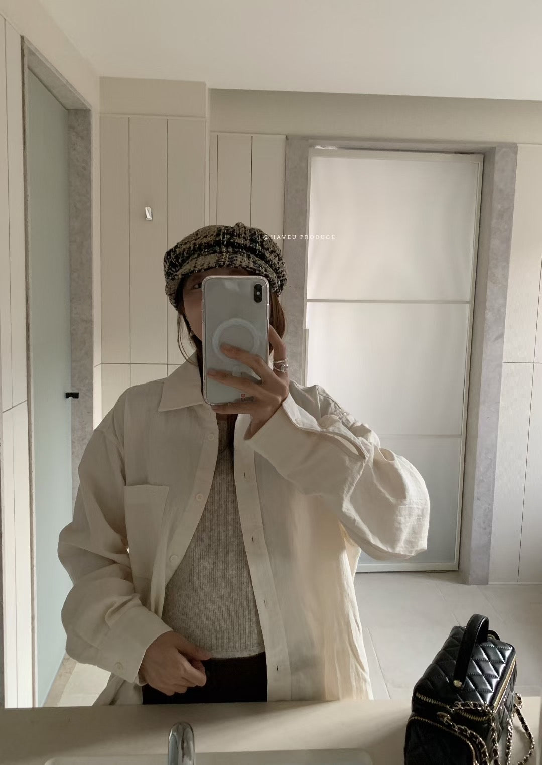 // 寬鬆cutting純棉靚料SH