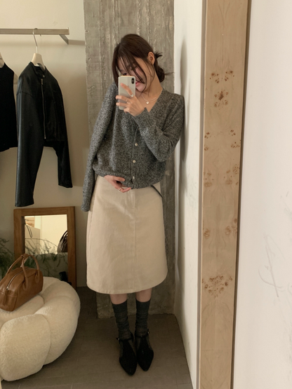 // 超soft兔絨V領CD