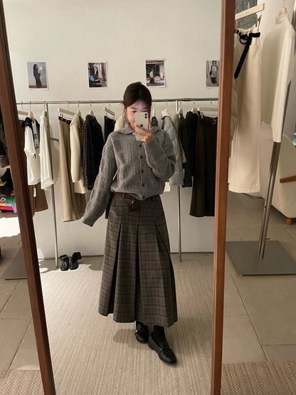 // 四色肌理感織紋翻領CD