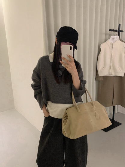 // 一套兩件性價比圓領短NT+polo翻領背心兩件套