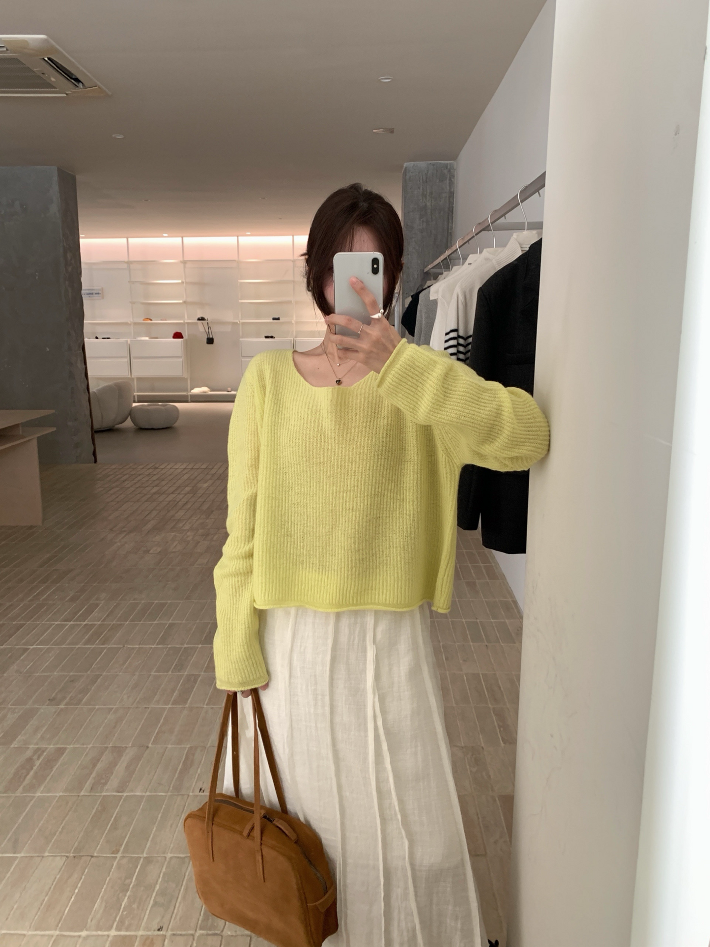 // 卷卷邊直坑紋14色短款NT