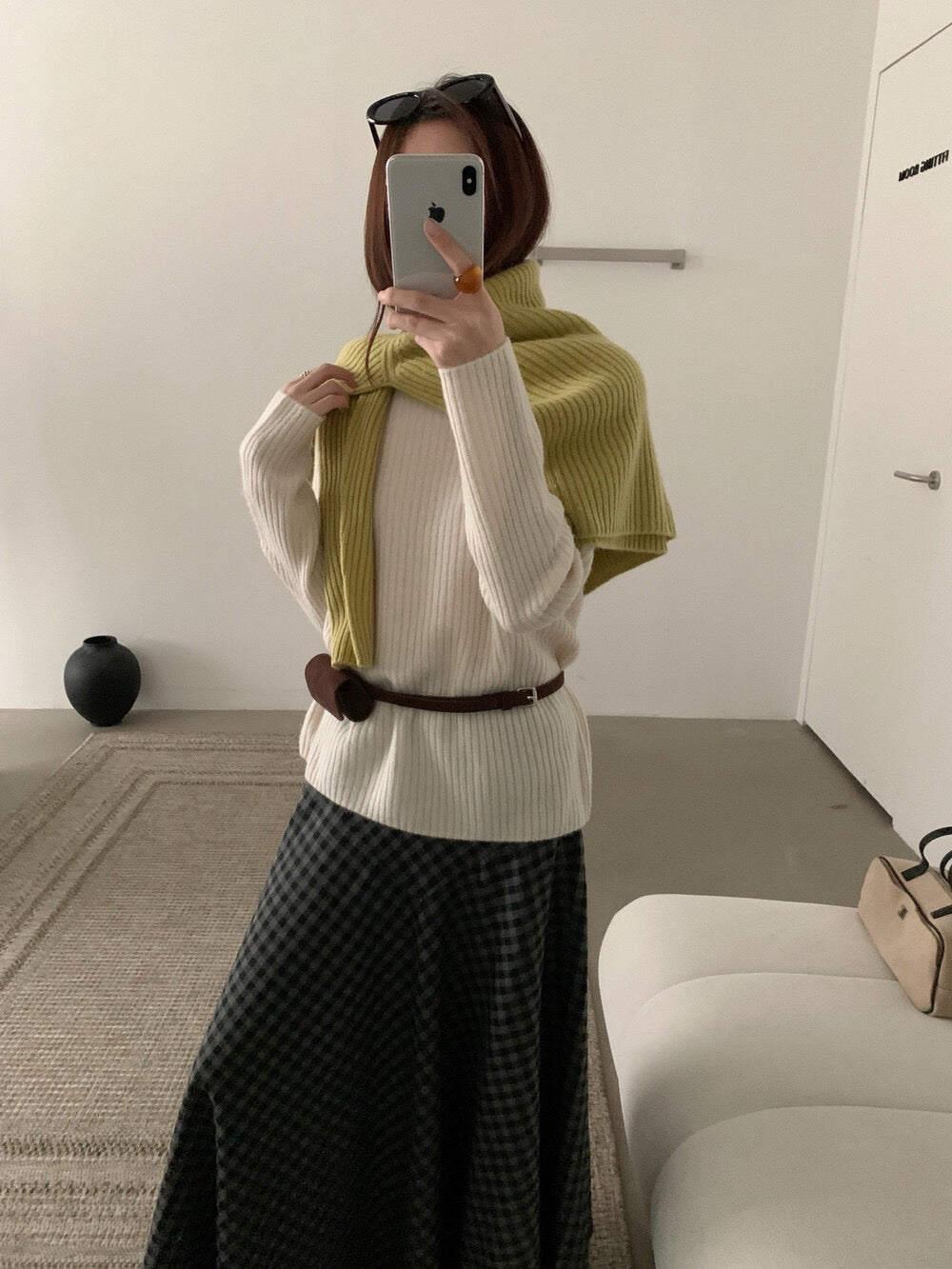 // 100%羊毛軟糯親膚半領坑紋NT