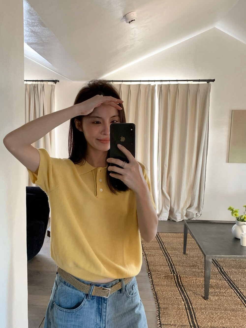 🧈 超美肌理感polo短袖針織