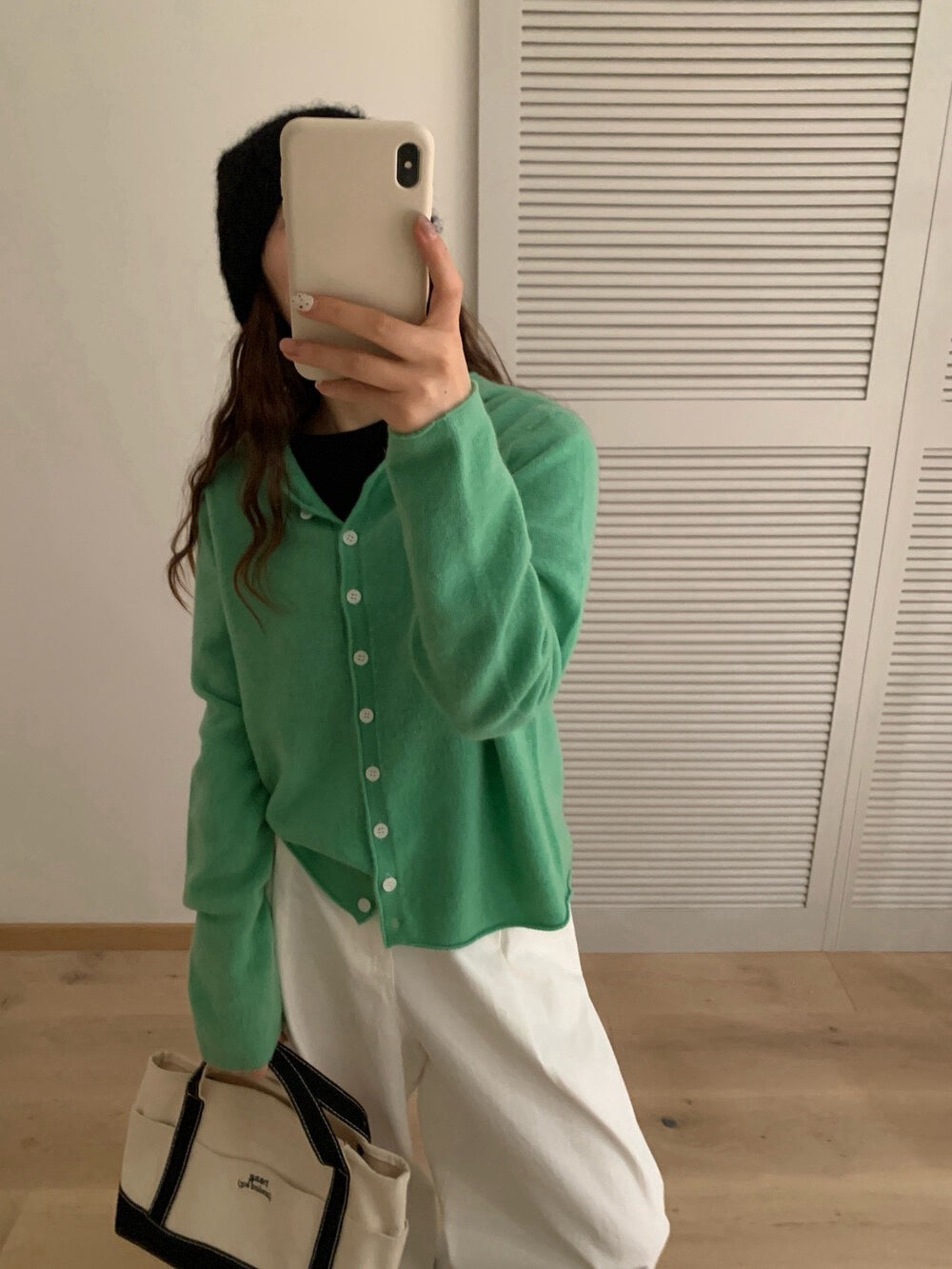 // 100%wool一體無縫連帽開胸NT