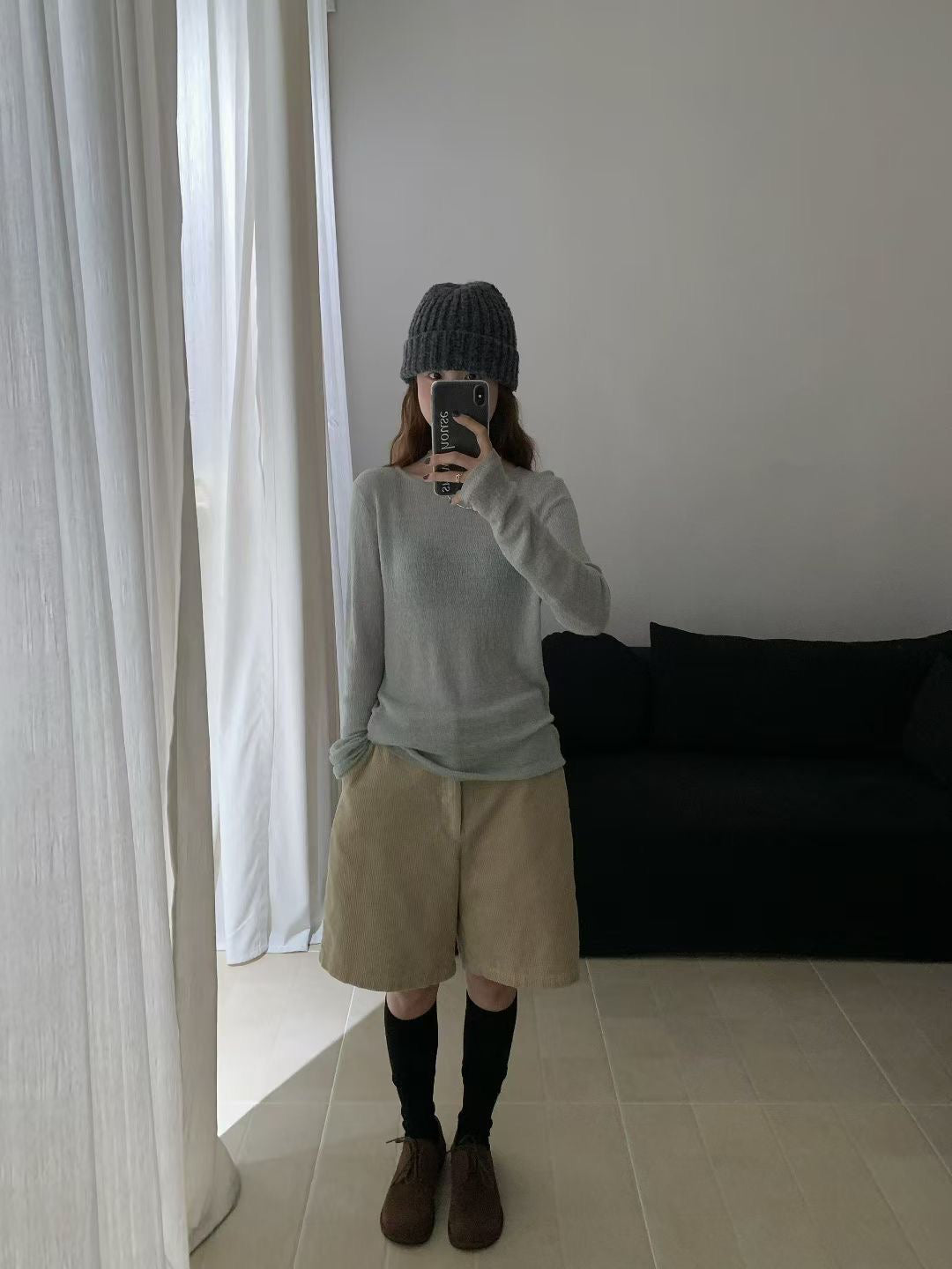 // 抗毛粒桑蠶絲+絲光羊毛薄針織