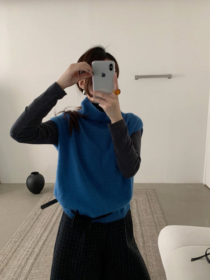 // raccoon+wool垂垂領疊穿必入小短袖NT