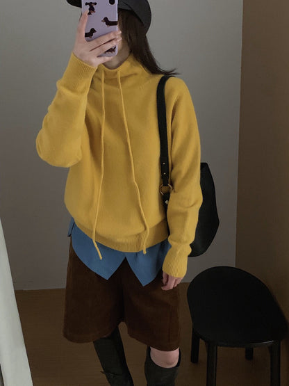 // 半高領綁帶連糯NT