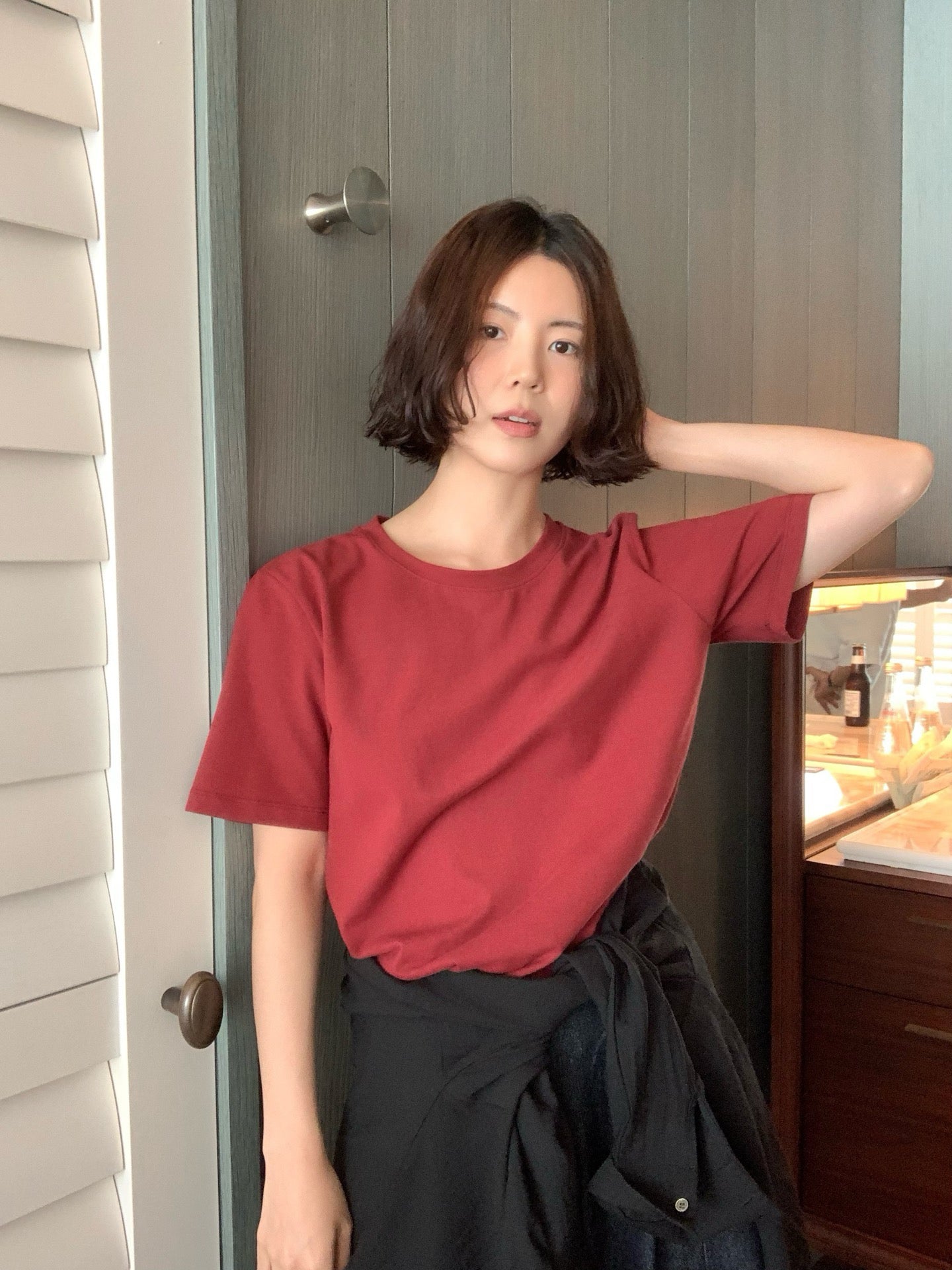 (現貨) // 觸感滿分雲朵絨基礎圓領TEE