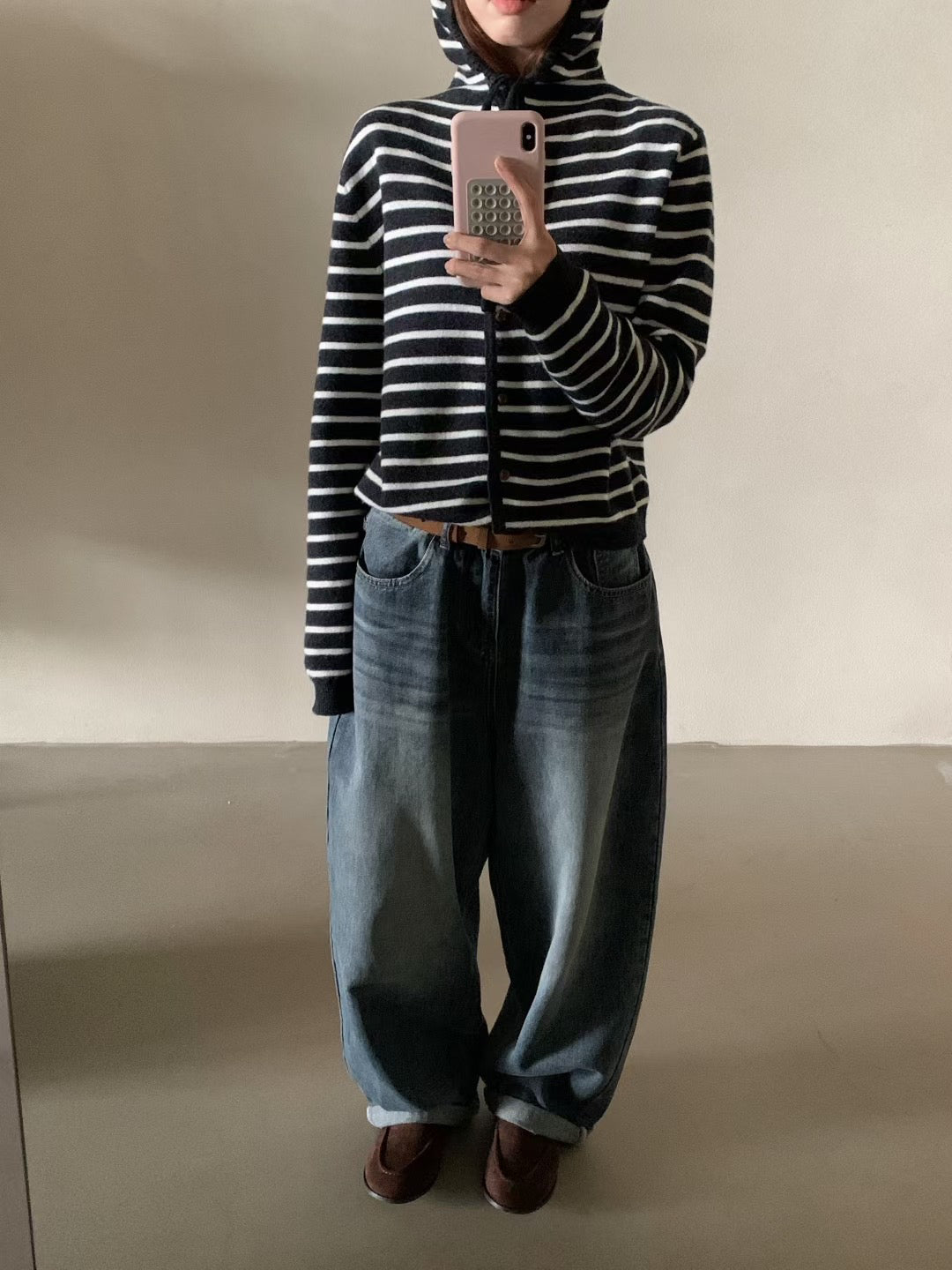 // 超軟糯親膚感連帽鈕扣CD
