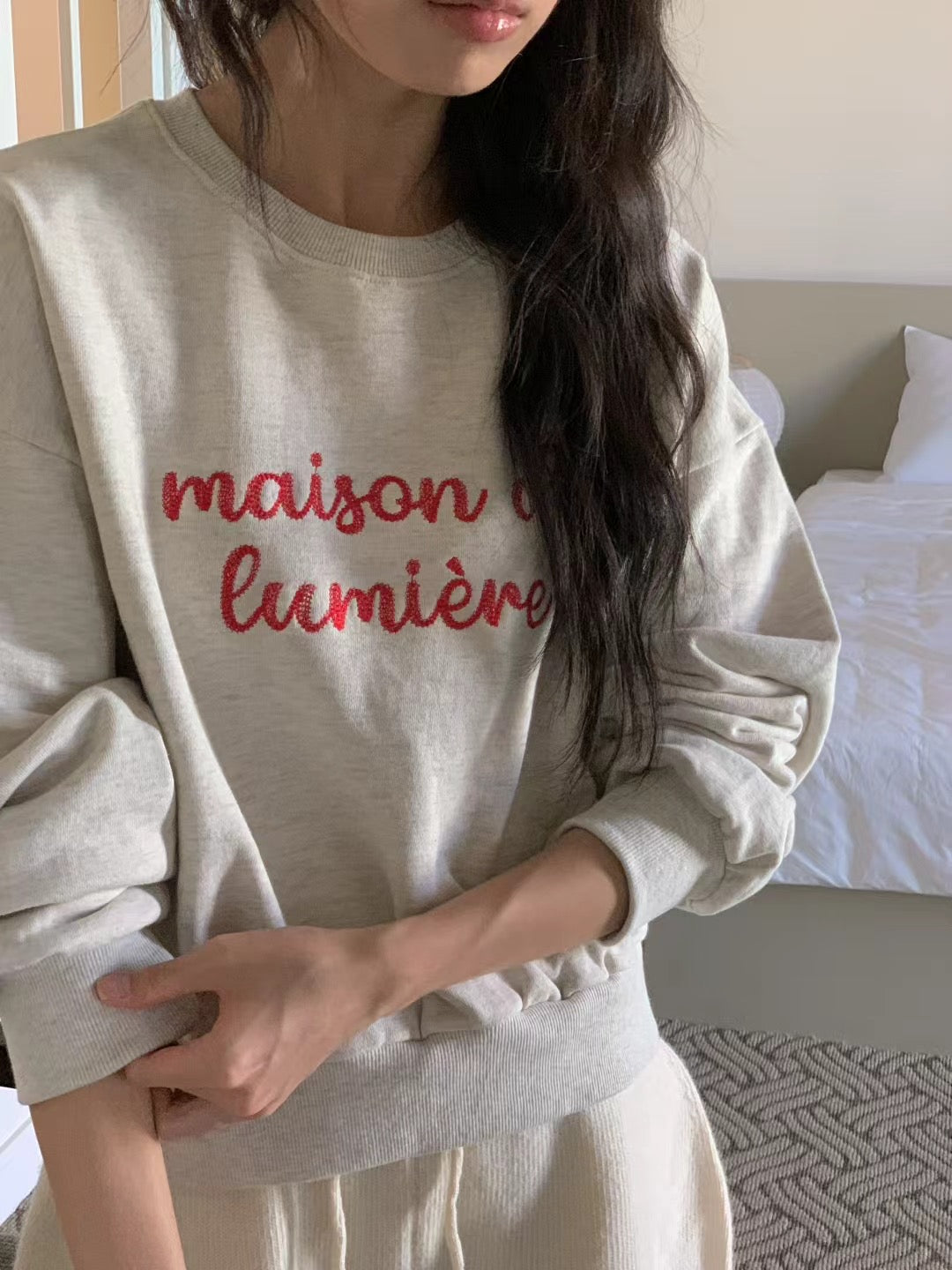 // ‘maison de lumiere’ 刺繡字MTM