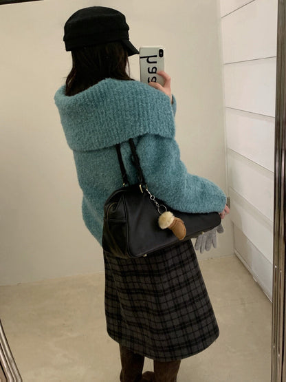 // 10%羊毛圈圈絨大翻領CD