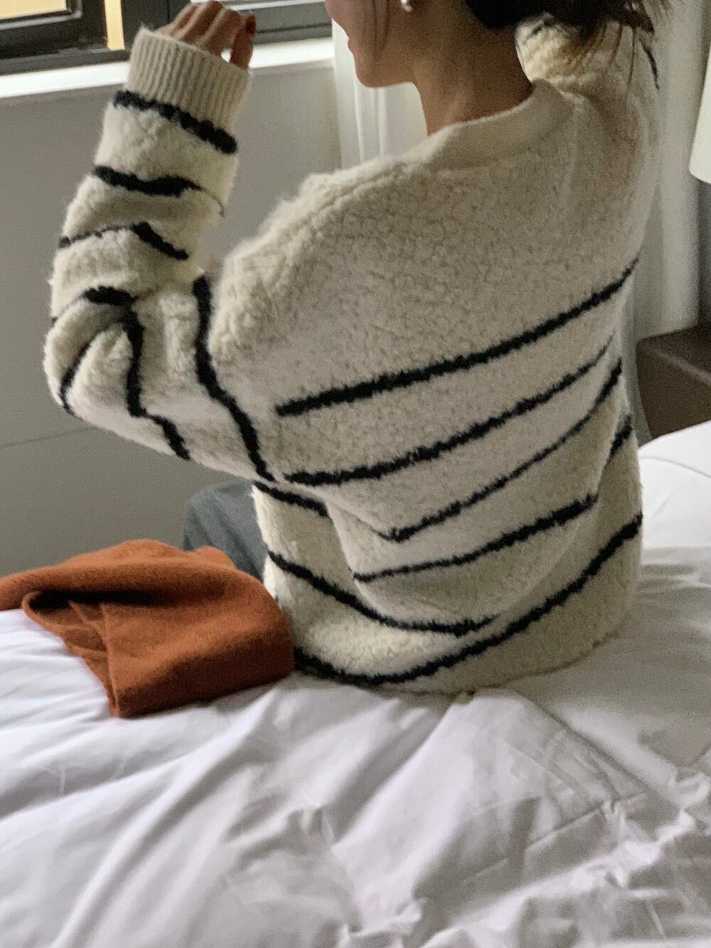 // 軟糯超舒服絨毛感間條CD