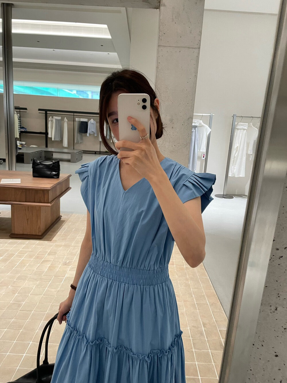 // 壓褶飛飛袖層層蛋糕Ops